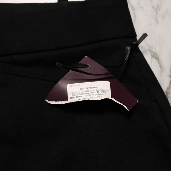 Ava & Viv Plus Size Capri Dress Pants Black Hook Closure Zip Fly Size 28 - Picture 7 of 10